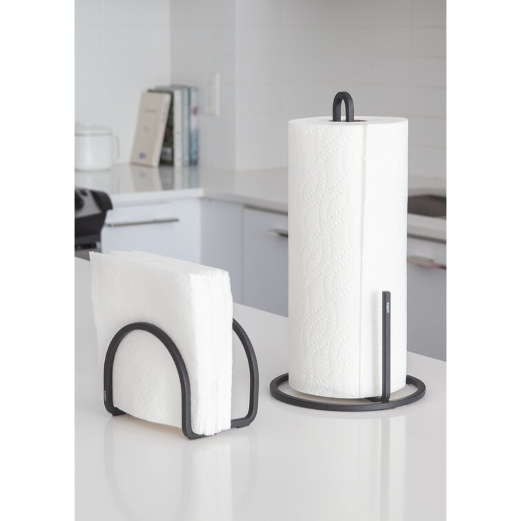 Napkin and paper discount towel holder set